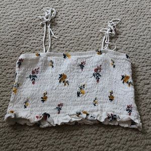 Lottie Moss (pacsun) ribbed cropped tank top